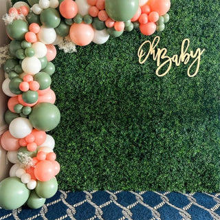 Baby Shower Trends We Love: Greenery Walls & Built-In Photo Ops