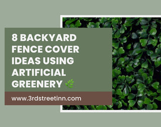 8 Backyard Fence Cover Ideas Using Artificial Greenery