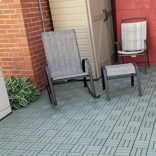 Modern Grey Checkered Deck Tiles