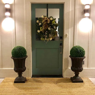15" Large Boxwood Topiary Ball