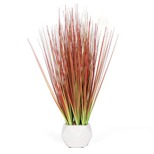 Load image into Gallery viewer, Red Grass Artificial Plant
