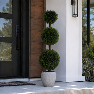 4' Artificial Cypress Topiary Tree