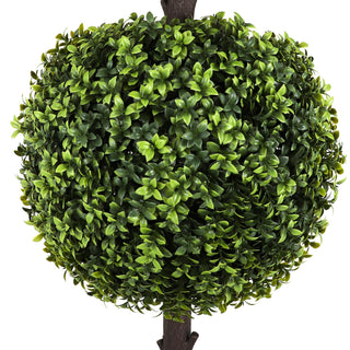 4' Artificial English Boxwood Topiary Tree