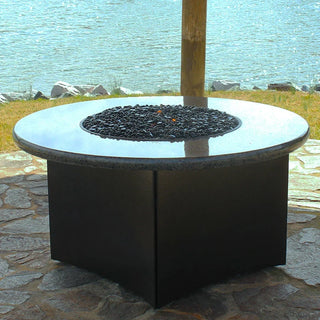 Black Reflective Tempered Fire Glass Beads