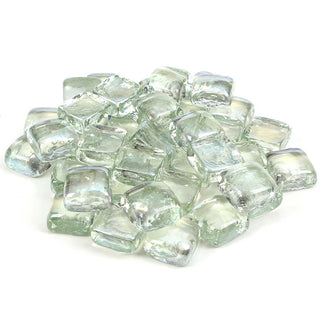 Clear Reflective Fire Glass Cubes