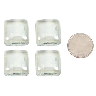 Clear Reflective Fire Glass Cubes