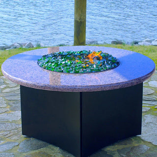 Green Reflective Fire Glass Cubes