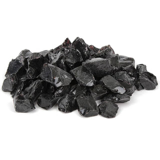 Black Non-Reflective Tempered Fire Glass