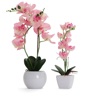 Light Pink Artificial Orchid - Large