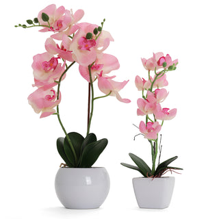 Light Pink Artificial Orchid - Medium