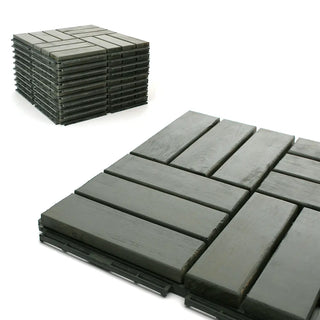 Modern Grey Straight Deck Tiles