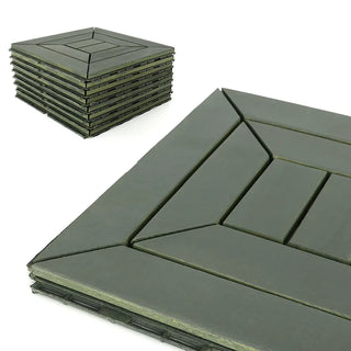 Modern Grey Straight Deck Tiles