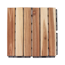 Load image into Gallery viewer, Natural Acacia Straight Deck Tiles
