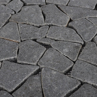 Black Lava Marble Tile - 10 Pack