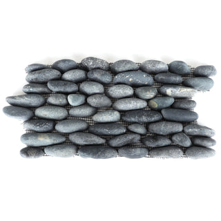Stacked Black Pebble Tile - 10 Pack
