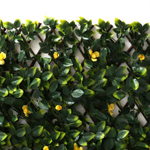 Load image into Gallery viewer, Yellow Rose Rattan Greenery Trellis
