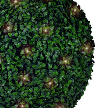 Load image into Gallery viewer, 15&quot; Large Boxwood Lighted Topiary Ball
