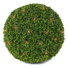 Load image into Gallery viewer, 15&quot; Large Cypress Lighted Topiary Ball
