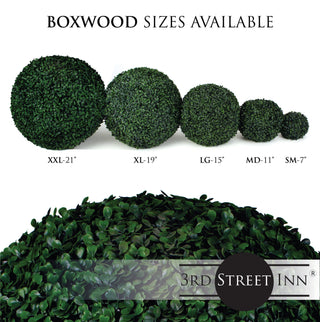 19" XL Boxwood Topiary Ball