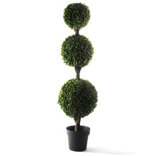 Load image into Gallery viewer, 4&#39; Artificial Boxwood Topiary Tree
