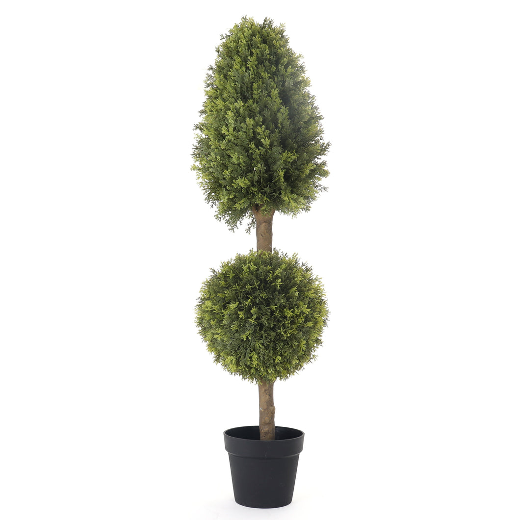 4' Artificial Cypress Pinnacle Topiary Tree