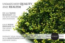 Load image into Gallery viewer, Golden Boxwood Greenery Panel
