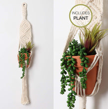Load image into Gallery viewer, Macrame Plant Hanger - Boho Planter
