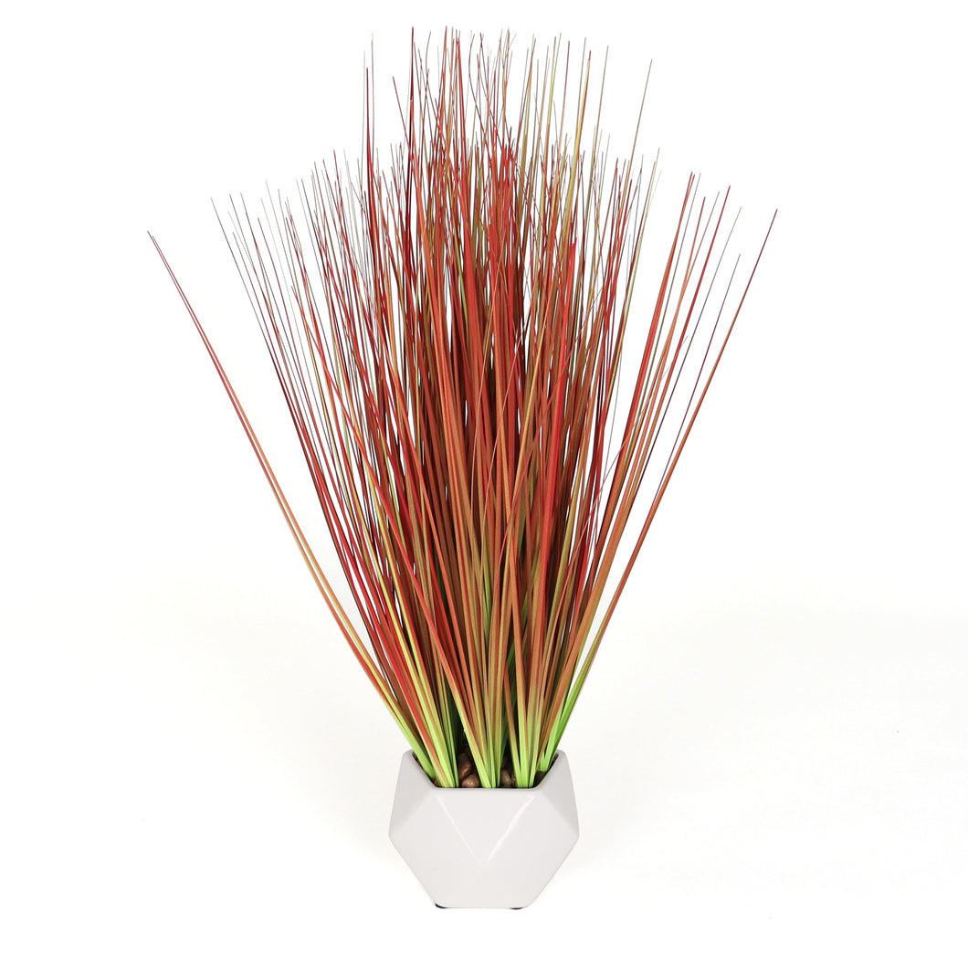 Red Grass Artificial Plant