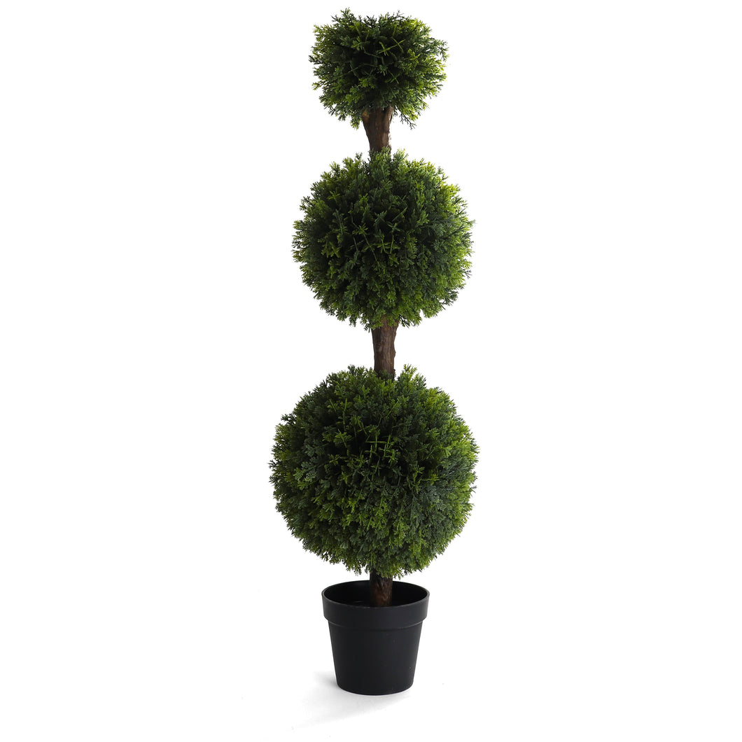 4' Artificial Cypress Topiary Tree