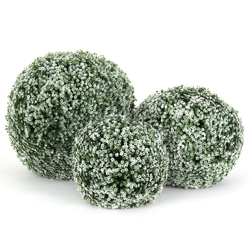 11 Medium Boxwood Topiary Ball – 3rd Street Inn Greenery