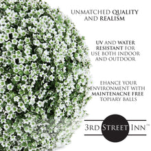 Load image into Gallery viewer, Baby&#39;s Breath Topiary Ball Assortment - 11&quot;, 15&quot;, 19&quot;
