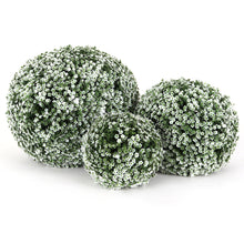 Load image into Gallery viewer, Baby&#39;s Breath Topiary Ball Assortment - 7&quot;, 11&quot;, 15&quot;

