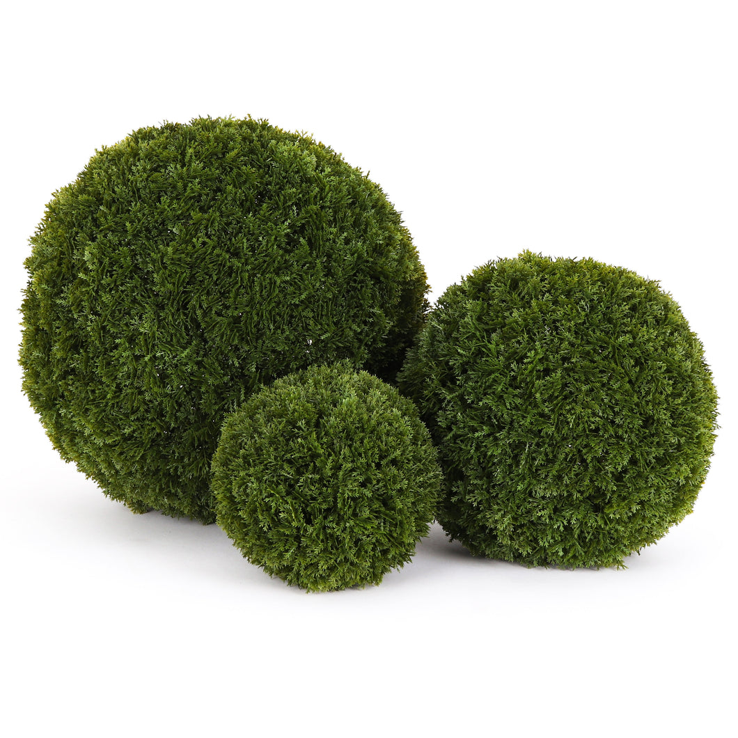Cypress Topiary Ball Assortment - 7